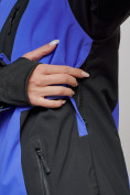 Оптом Горнолыжный костюм женский большого размера зимний синего цвета 02366S в Уфе, фото 8