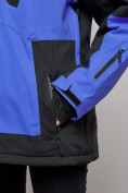 Оптом Горнолыжный костюм женский большого размера зимний синего цвета 02366S в Воронеже, фото 9