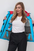 Оптом Горнолыжный костюм женский зимний красного цвета 02392Kr, фото 10