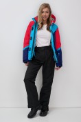 Оптом Горнолыжный костюм женский зимний красного цвета 02392Kr, фото 11