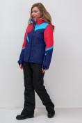 Оптом Горнолыжный костюм женский зимний красного цвета 02392Kr, фото 2