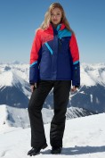Оптом Горнолыжный костюм женский зимний красного цвета 02392Kr, фото 5