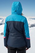 Оптом Горнолыжный костюм женский зимний синего цвета 02392S, фото 5