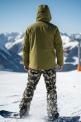 Оптом Горнолыжный костюм мужской зимний цвета хаки 02412Kh, фото 4
