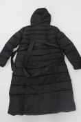 Оптом Куртка зимняя женская УЦЕНКА черного цвета 0281Ch в Казани, фото 2