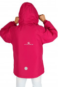 Оптом Куртка демисезонная для девочки малинового цвета 029-3М в Перми, фото 3