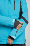 Оптом Горнолыжный костюм женский зимний голубого цвета 03105Gl во Владивостоке, фото 12