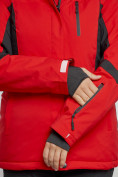 Оптом Горнолыжный костюм женский зимний красного цвета 03105Kr в Новосибирске, фото 10