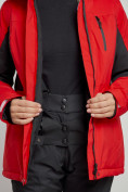 Оптом Горнолыжный костюм женский зимний красного цвета 03105Kr в Сочи, фото 9