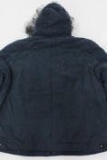 Оптом Куртка зимняя мужская большого размера УЦЕНКА темно-синего цвета 0313TS в Казани, фото 2