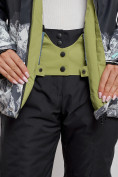 Оптом Горнолыжный костюм женский зимний черного цвета 031Ch в Перми, фото 10