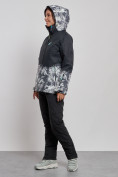Оптом Горнолыжный костюм женский зимний черного цвета 031Ch в Уфе, фото 6
