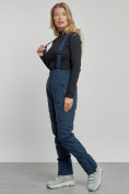 Оптом Горнолыжный костюм женский зимний синего цвета 03307S в Самаре, фото 14