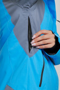 Оптом Горнолыжный костюм женский зимний синего цвета 03310S в Екатеринбурге, фото 8