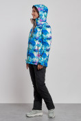 Оптом Горнолыжный костюм женский зимний синего цвета 03320S в Астане, фото 6