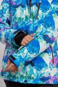 Оптом Горнолыжный костюм женский зимний синего цвета 03320S в Томске, фото 8