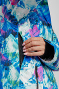 Оптом Горнолыжный костюм женский зимний синего цвета 03320S в Перми, фото 9