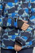 Оптом Горнолыжный костюм женский зимний темно-синего цвета 03320TS в Ижевск, фото 6