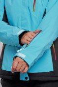 Оптом Горнолыжный костюм женский зимний голубого цвета 03327Gl в Уфе, фото 8