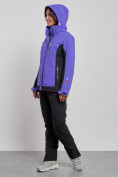 Оптом Горнолыжный костюм женский зимний темно-фиолетового цвета 03327TF, фото 3