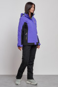 Оптом Горнолыжный костюм женский зимний темно-фиолетового цвета 03327TF, фото 6