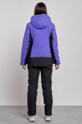 Оптом Горнолыжный костюм женский зимний темно-фиолетового цвета 03327TF, фото 7