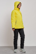 Оптом Горнолыжный костюм женский зимний желтого цвета 03331J в Екатеринбурге, фото 6
