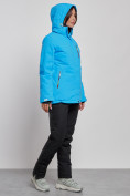 Оптом Горнолыжный костюм женский зимний синего цвета 03331S в Самаре, фото 7