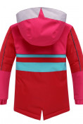 Оптом Куртка горнолыжная для девочки УЦЕНКА красного цвета 0334Kr в Екатеринбурге, фото 2