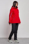 Оптом Горнолыжный костюм женский зимний красного цвета 03350Kr в Омске, фото 3