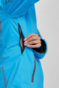 Оптом Горнолыжный костюм женский зимний синего цвета 03350S в Перми, фото 9