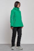 Оптом Горнолыжный костюм женский зимний зеленого цвета 03350Z в Уфе, фото 2