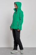 Оптом Горнолыжный костюм женский зимний зеленого цвета 03350Z, фото 6