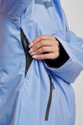 Оптом Горнолыжный костюм женский большого размера зимний фиолетового цвета 03382F, фото 7
