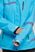 Оптом Горнолыжный костюм женский большого размера зимний голубого цвета 03382Gl в Перми, фото 9