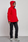 Оптом Горнолыжный костюм женский большого размера зимний красного цвета 03507Kr в Омске, фото 6