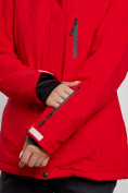 Оптом Горнолыжный костюм женский большого размера зимний красного цвета 03507Kr в Воронеже, фото 8