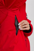 Оптом Горнолыжный костюм женский большого размера зимний красного цвета 03507Kr в Сочи, фото 9