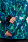 Оптом Горнолыжный костюм женский большого размера зимний синего цвета 03517S, фото 9