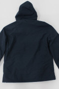 Оптом Куртка демисезонная мужская УЦЕНКА темно-синего цвета 0354TS в Казани, фото 2