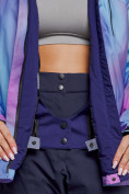 Оптом Горнолыжный костюм женский большого размера зимний фиолетового цвета 03936F в Перми, фото 8