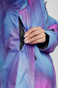 Оптом Горнолыжный костюм женский большого размера зимний фиолетового цвета 03936F, фото 9