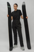 Оптом Горнолыжный костюм женский черного цвета 0507Ch в Сочи, фото 22