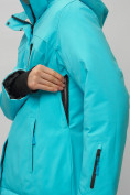 Оптом Горнолыжный костюм женский голубого цвета 0507Gl, фото 14