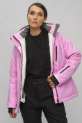Оптом Горнолыжный костюм женский розового цвета 0507R в Перми, фото 20