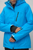 Оптом Горнолыжный костюм женский синего цвета 0507S в Перми, фото 13