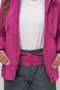 Оптом Горнолыжный костюм женский фиолетового цвета 051895F в Казани, фото 10