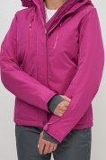 Оптом Горнолыжный костюм женский фиолетового цвета 051895F, фото 11