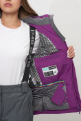 Оптом Горнолыжный костюм женский темно-фиолетового цвета 051895TF, фото 14