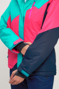 Оптом Горнолыжный костюм женский бирюзового цвета 051913Br, фото 10